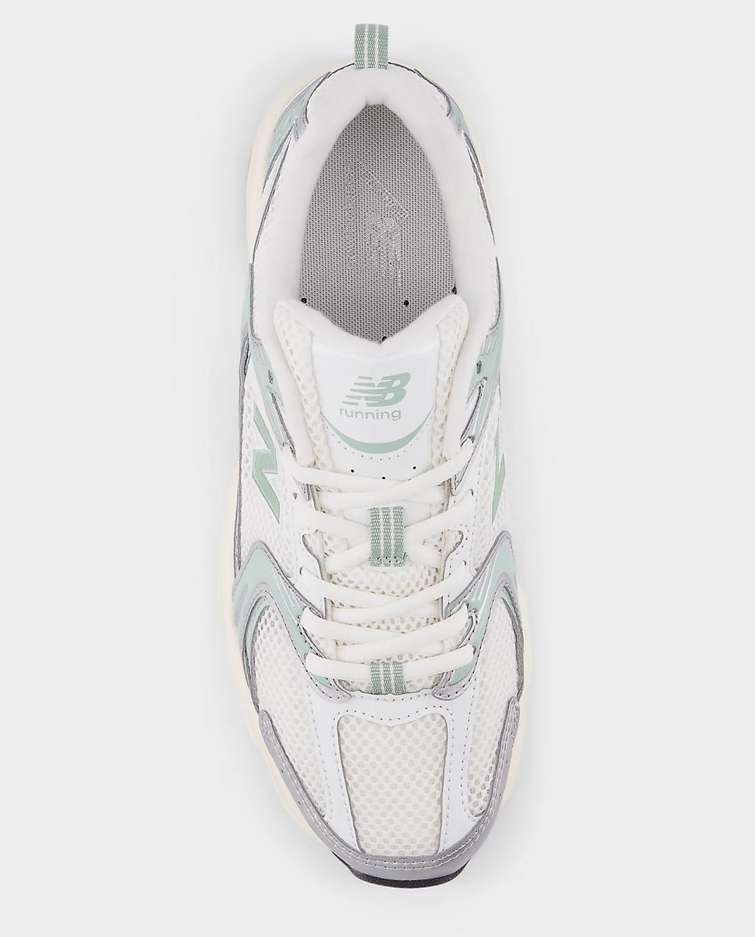 New Balance - 530SEB Shoe - Silver Metallic/Mosaic Green Shoes New Balance