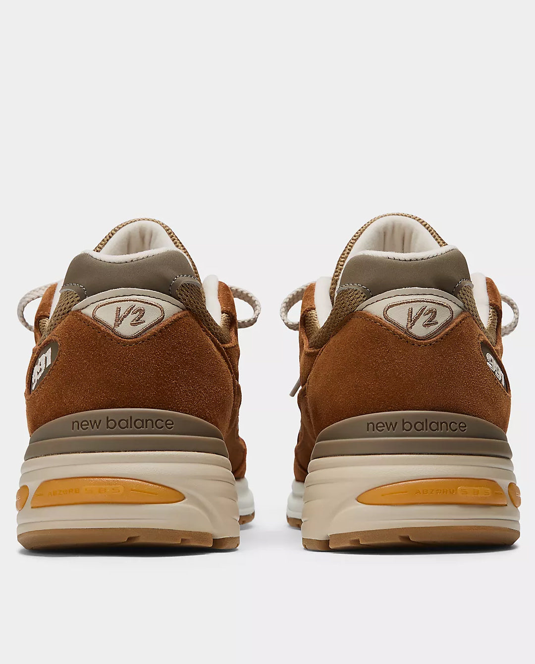 New Balance - 991GB2 Shoe - Caramel Cafe/Dijon/Feather Gray Shoes New Balance