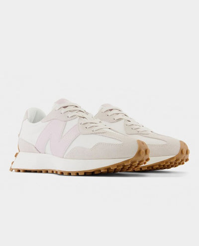New Balance 327OR Shoe - White/Pink Shoes New Balance