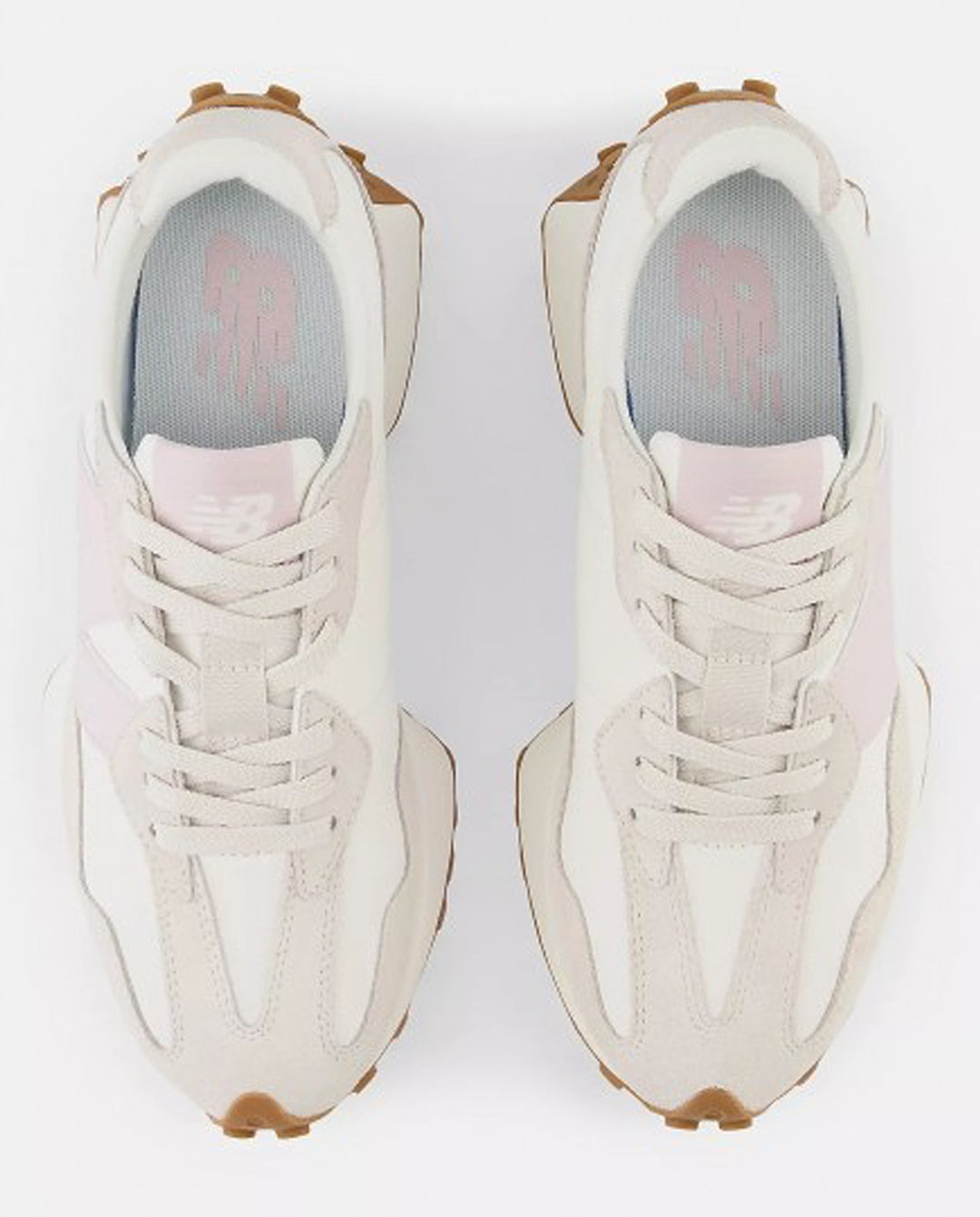 New Balance 327OR Shoe - White/Pink Shoes New Balance