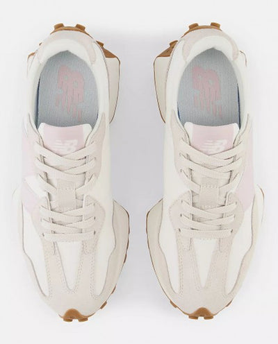 New Balance 327OR Shoe - White/Pink Shoes New Balance