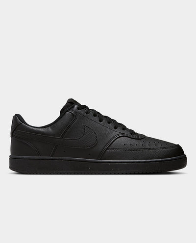Nike - Court Vision Low Shoe - Black Shoes Nike