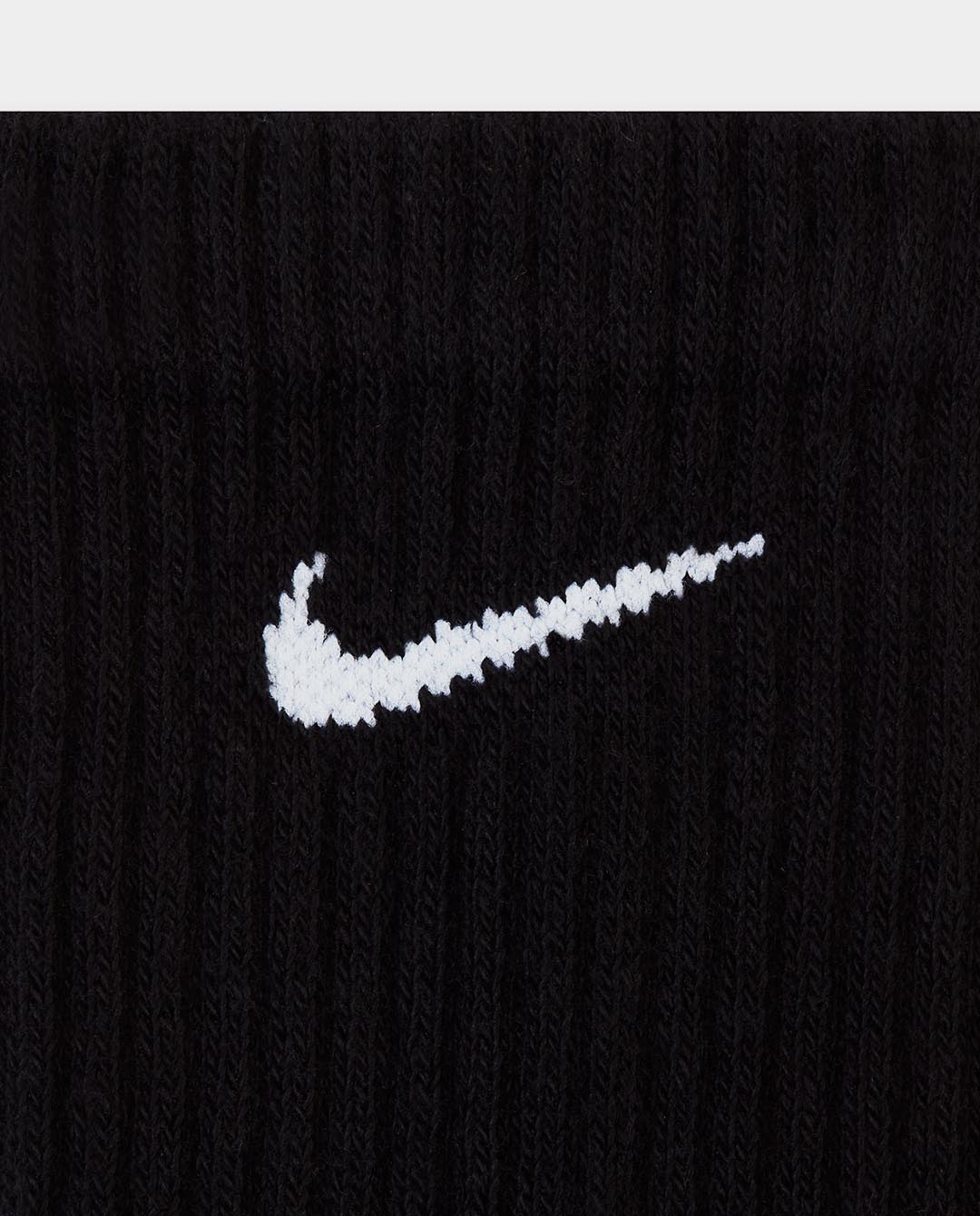 Nike - Everyday Cushioned 3pk Crew Sock - Black Socks Nike   
