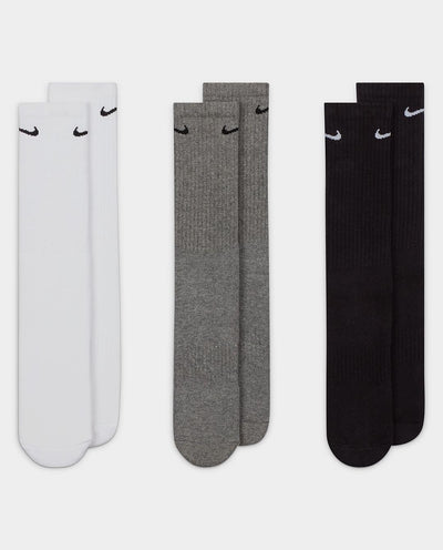 Nike - Everyday Cushioned 3pk Crew Sock - Multi Socks Nike   