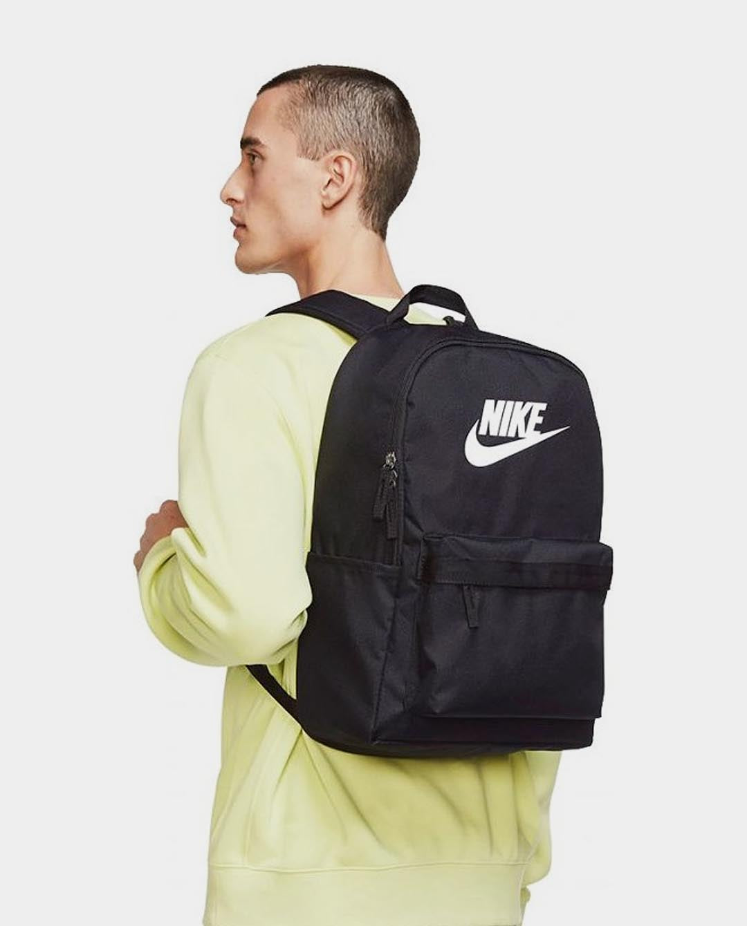 Nike Heritage Backpack in Black | FallenFront NZ