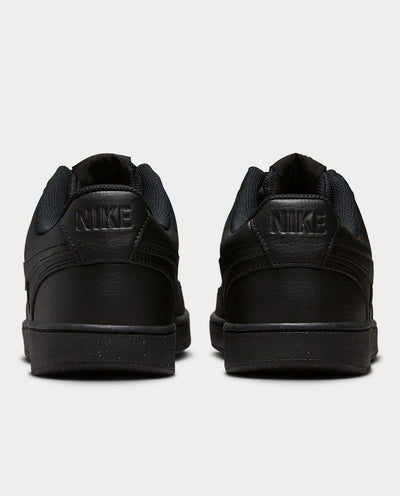 Nike - Court Vision Low Shoe - Black Shoes Nike