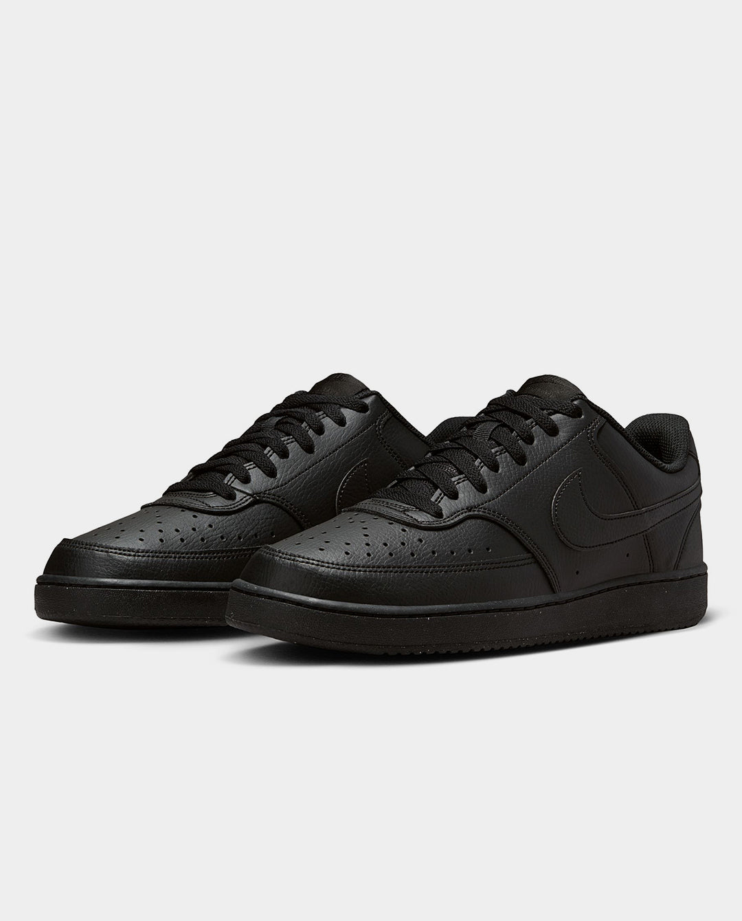 Nike - Court Vision Low Shoe - Black Shoes Nike