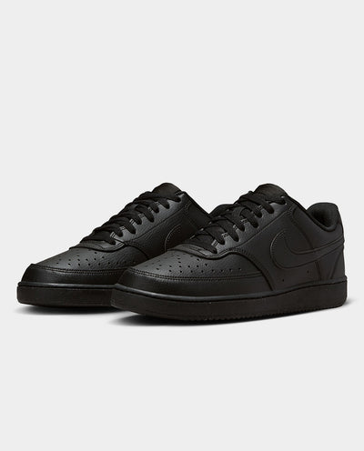 Nike - Court Vision Low Shoe - Black Shoes Nike