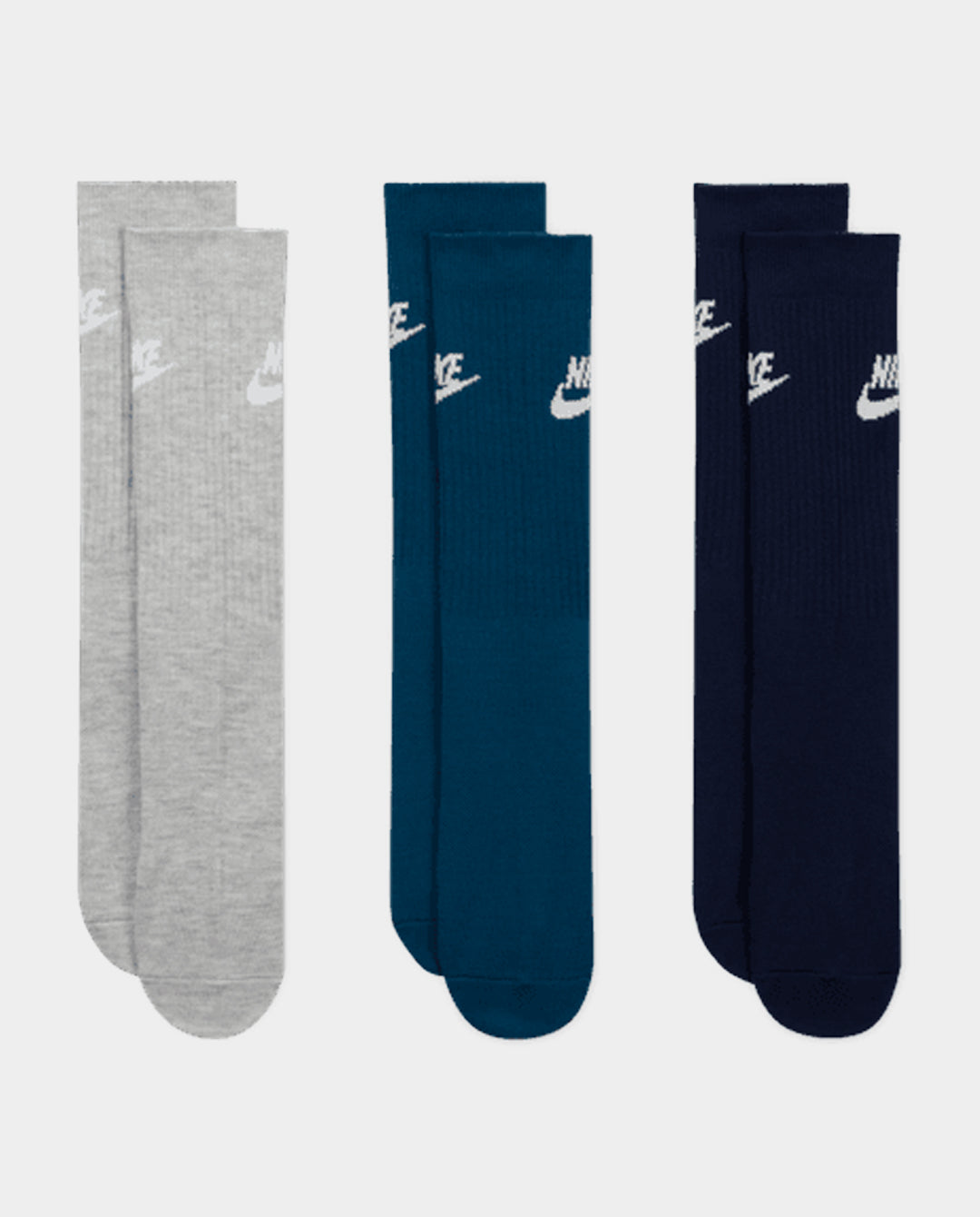 Nike - Everyday Essential Crew Socks - Blues/Grey Socks Nike