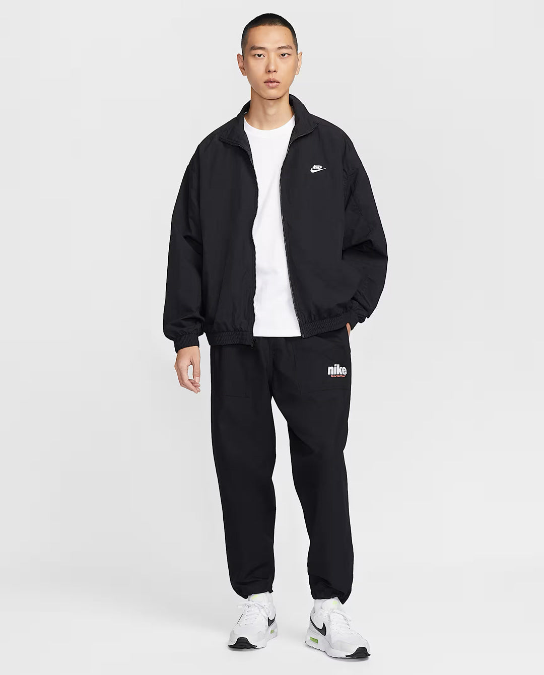 Nike Men's Oversized Woven Tracksuit Jacket FallenFront