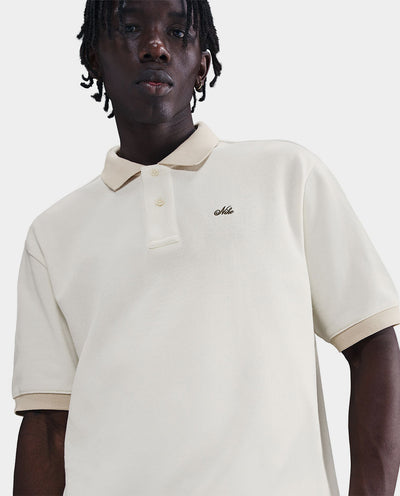 Nike Life - Heavyweight Polo Shirt - Sail/Light Khaki/Medium Olive Nike