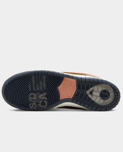 Nike SB - Dunk Low Pro QS x Arts Rec - Rust Pink and Rough Green Shoes Nike
