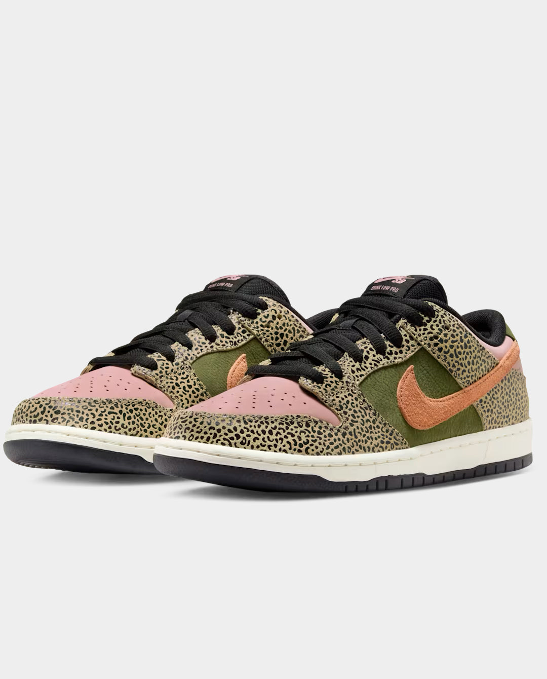 Nike SB - Dunk Low Pro QS x Arts Rec - Rust Pink and Rough Green Shoes Nike
