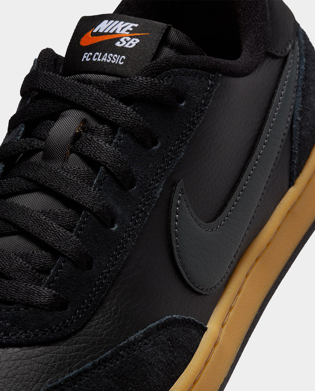 Nike SB - FC Classic - Black/Anthracite Black/Vivid Orange Shoes Nike