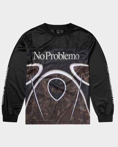 No Problemo - Alien LS Moto Shirt - Black Shirts No Problemo