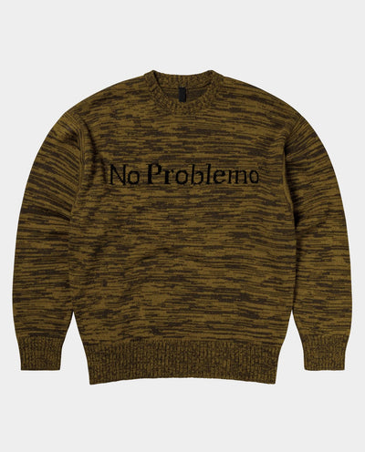 No Problemo - Mosca Crewneck Jumper - Brown Crewneck No Problemo