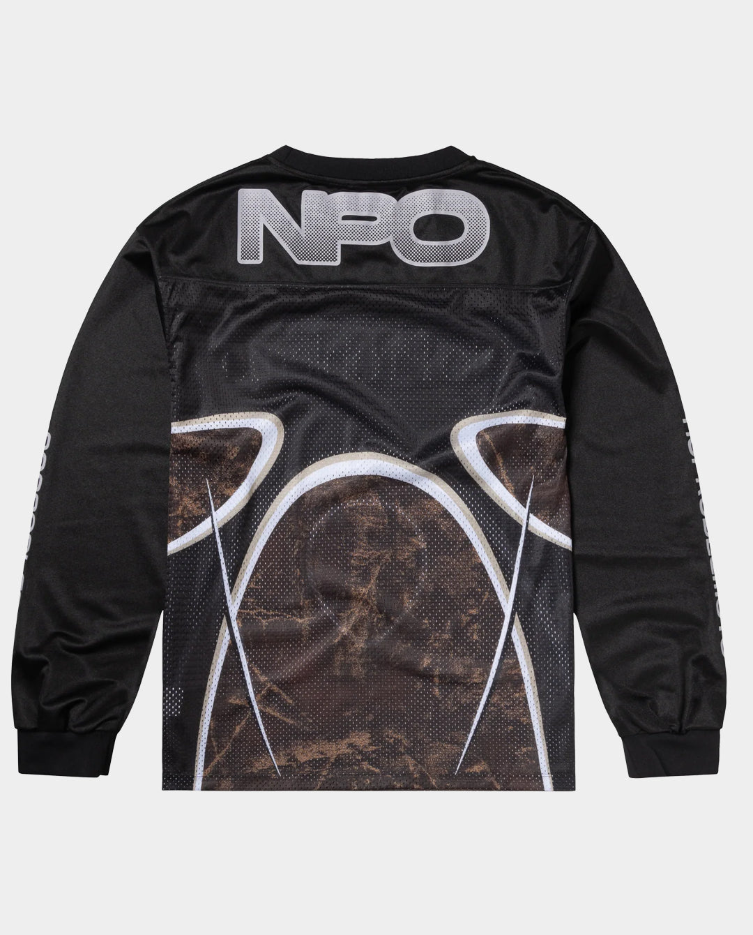 No Problemo - Alien LS Moto Shirt - Black Shirts No Problemo