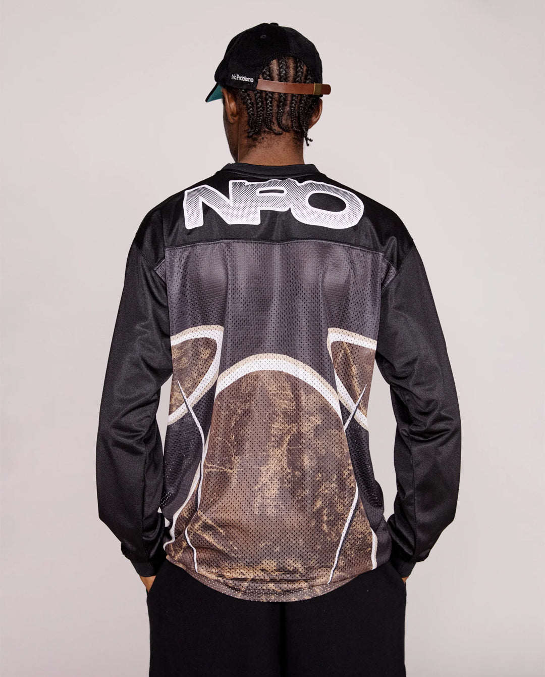No Problemo - Alien LS Moto Shirt - Black Shirts No Problemo