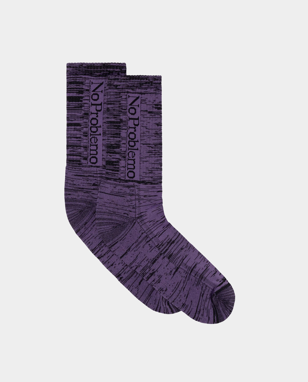 No Problemo - Glitch Sock - Purple Socks No Problemo