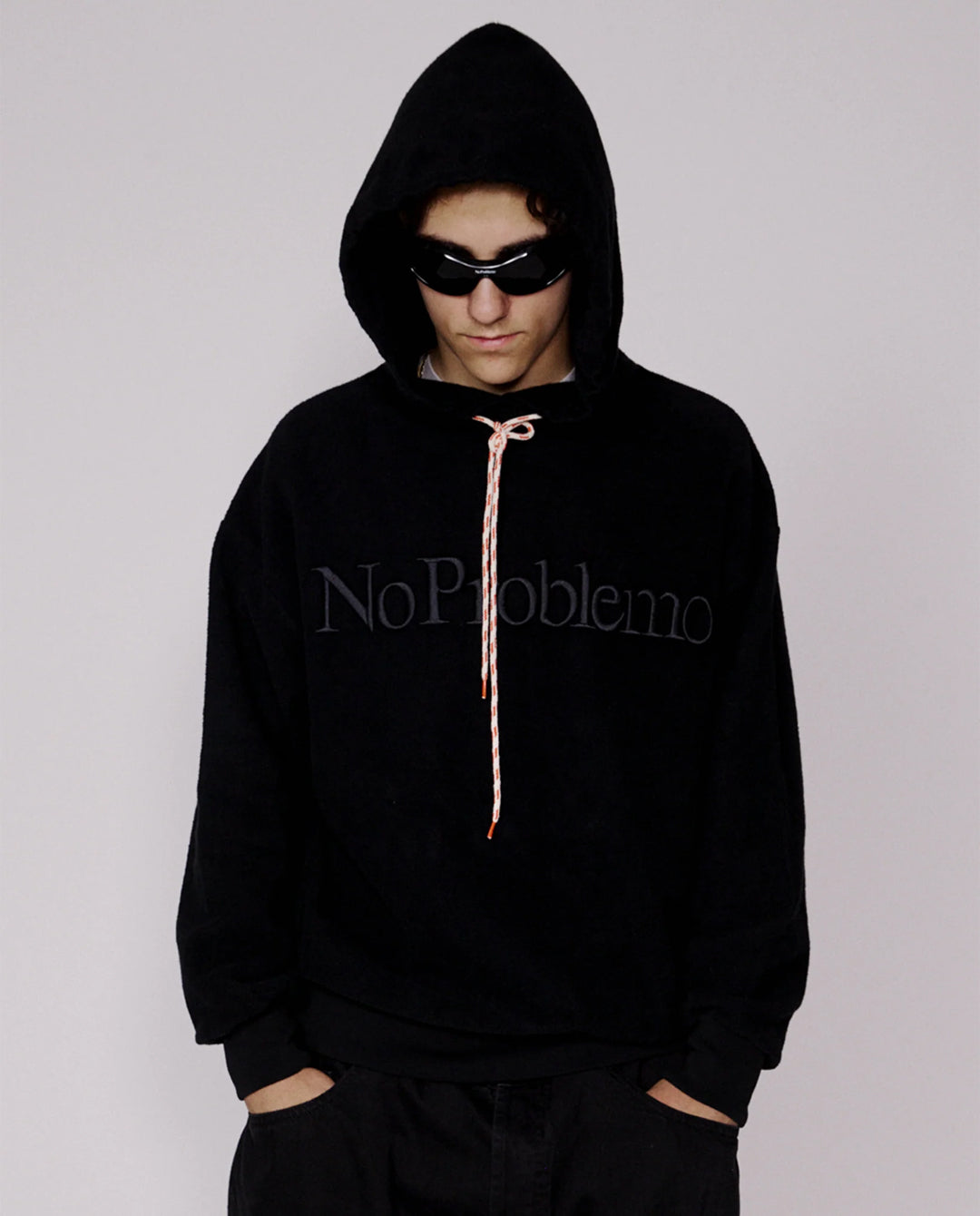 No Problemo - Reverse Fleece Hoodie - Black Hoodies No Problemo