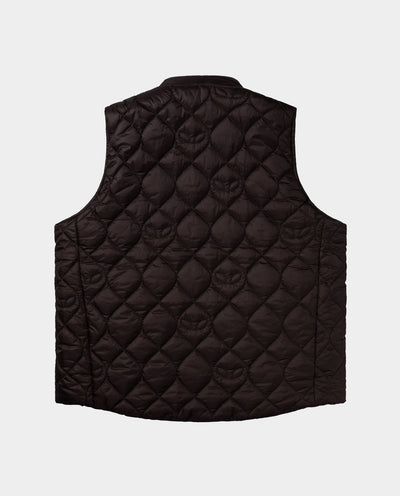 No Problemo - Reversible Alien-O Liner Vest - Brown Jackets No Problemo