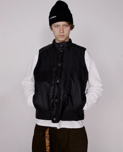 No Problemo - Reversible Alien-O Liner Vest - Brown Jackets No Problemo
