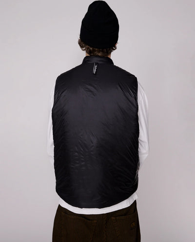 No Problemo - Reversible Alien-O Liner Vest - Brown Jackets No Problemo