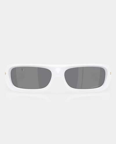 Oakley - Permian Sunglasses - Pearl White with Prizm Black Lens Sunglasses Oakley