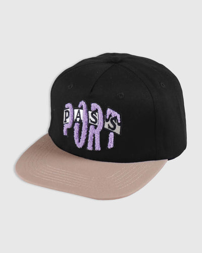 Pass~Port - Bulb Logo Cap - Black / Khaki