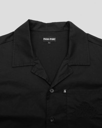 Pass~Port - Manuscript Casual Shirt - Black