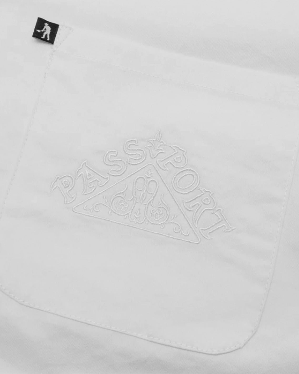 Pass~Port - Manuscript Casual Shirt - White