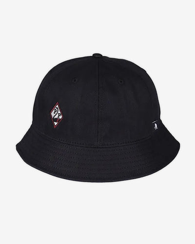 Pass~Port - Swanny Herringbone Bucket Hat - Black