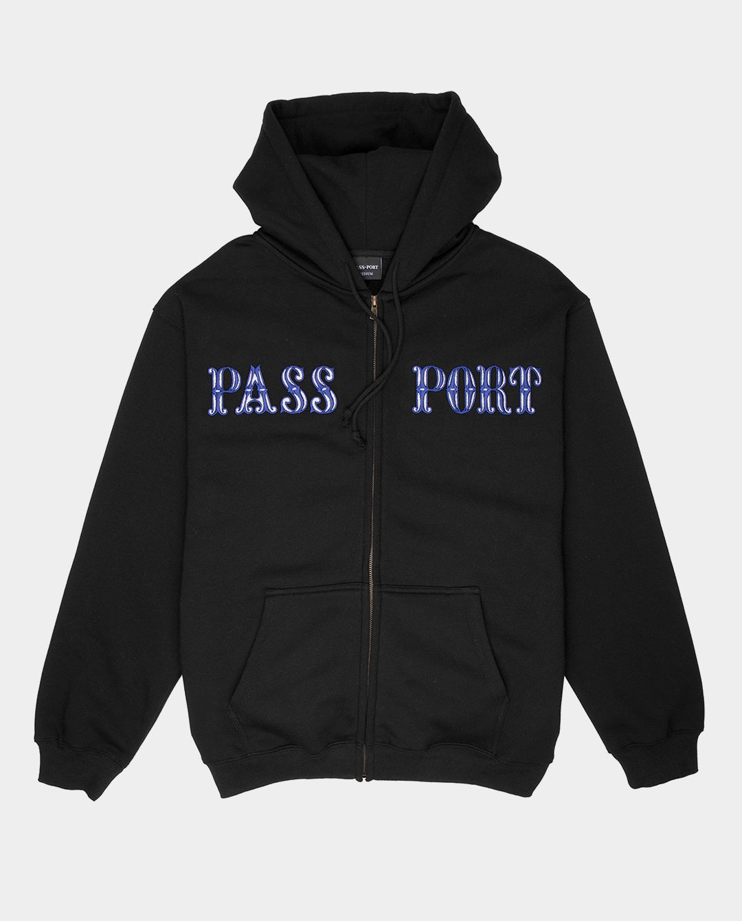 Passport - Glint Zip Hoodie - Black Hoodies Passport