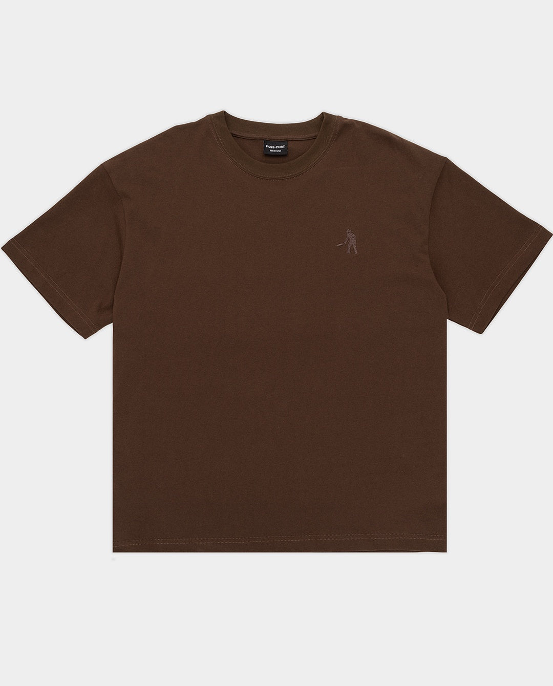 Passport - Solid Workers Tee - Bark T-Shirts Passport