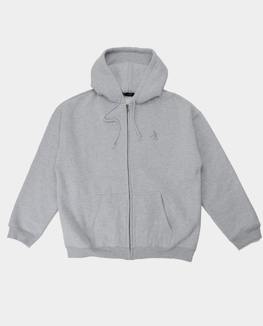 Passport - Solid Workers Zip Hood - Ash Hoodies Passport