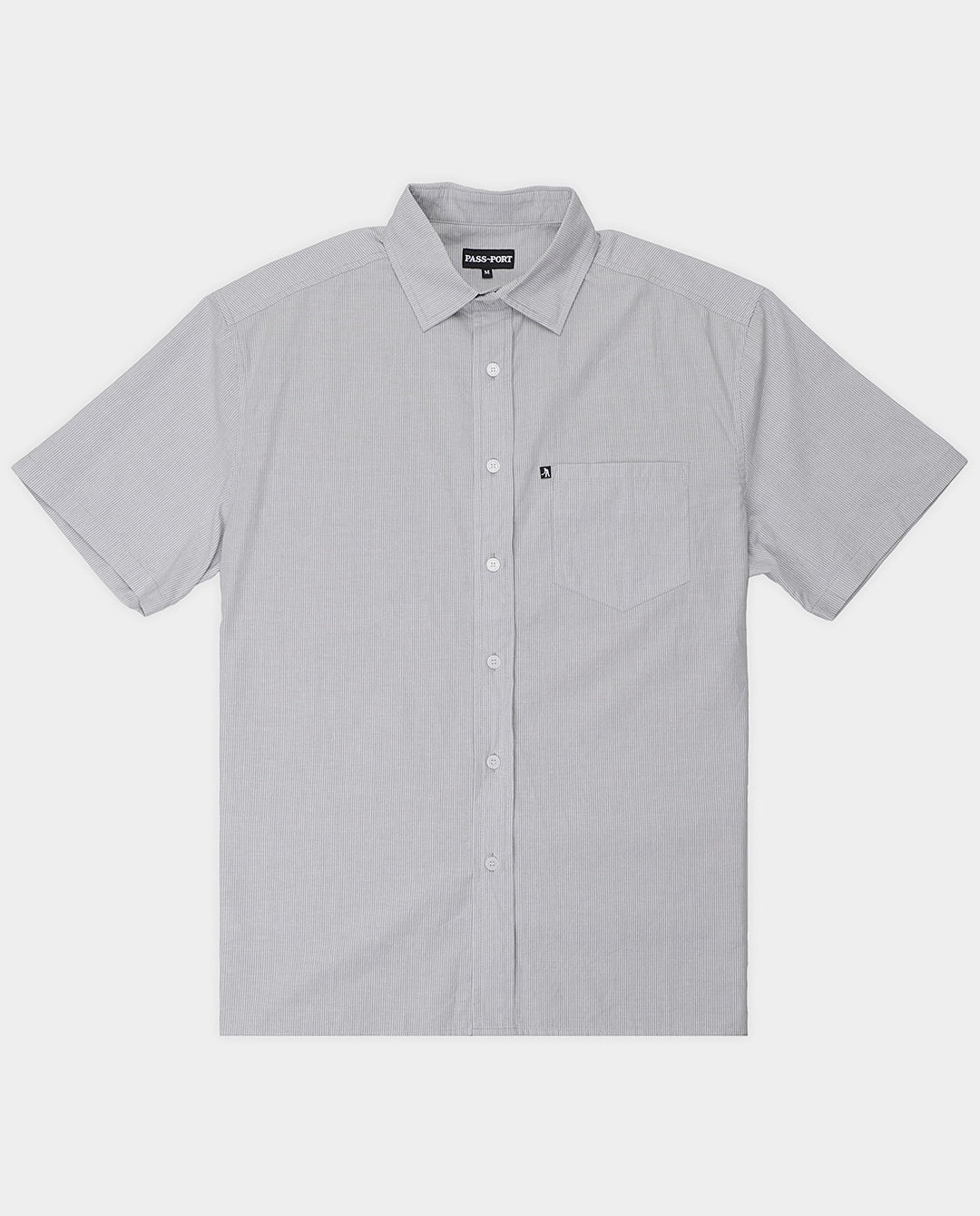 Passport - Workers Stripe SS Shirt - Stone Shirts Passport