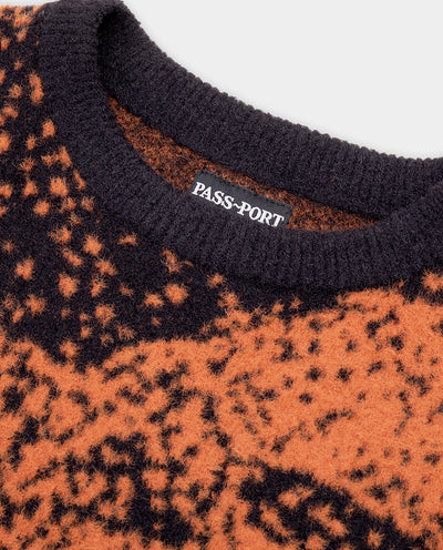 Passport - Cave In Mohair Sweater - Black/Bronze Crewneck Passport