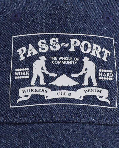 Passport - Workers Club Packers Trucker Hat - Dark Indigo Hats Passport