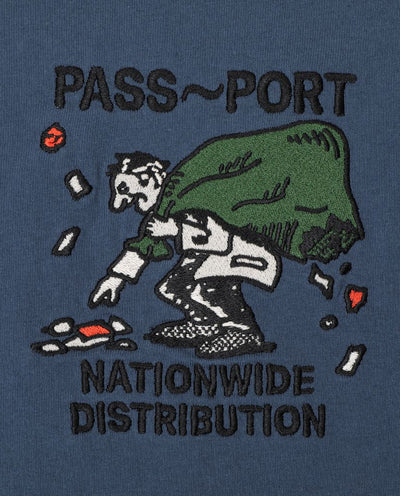 Passport - Distribution T-Shirt - Harbour Blue T-Shirts Passport