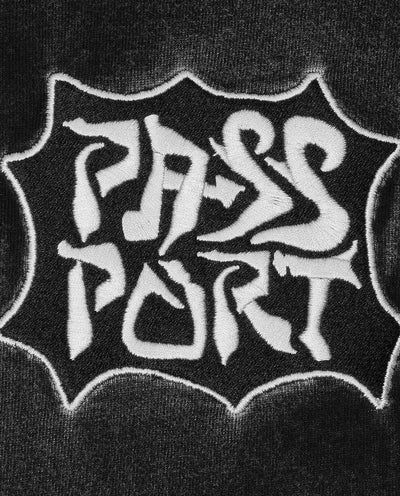 Passport - Glyph Tee - Acid Black T-Shirts Passport