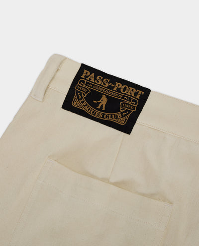 Passport - Herringbone Leagues Club Pant - Bone Pants Passport