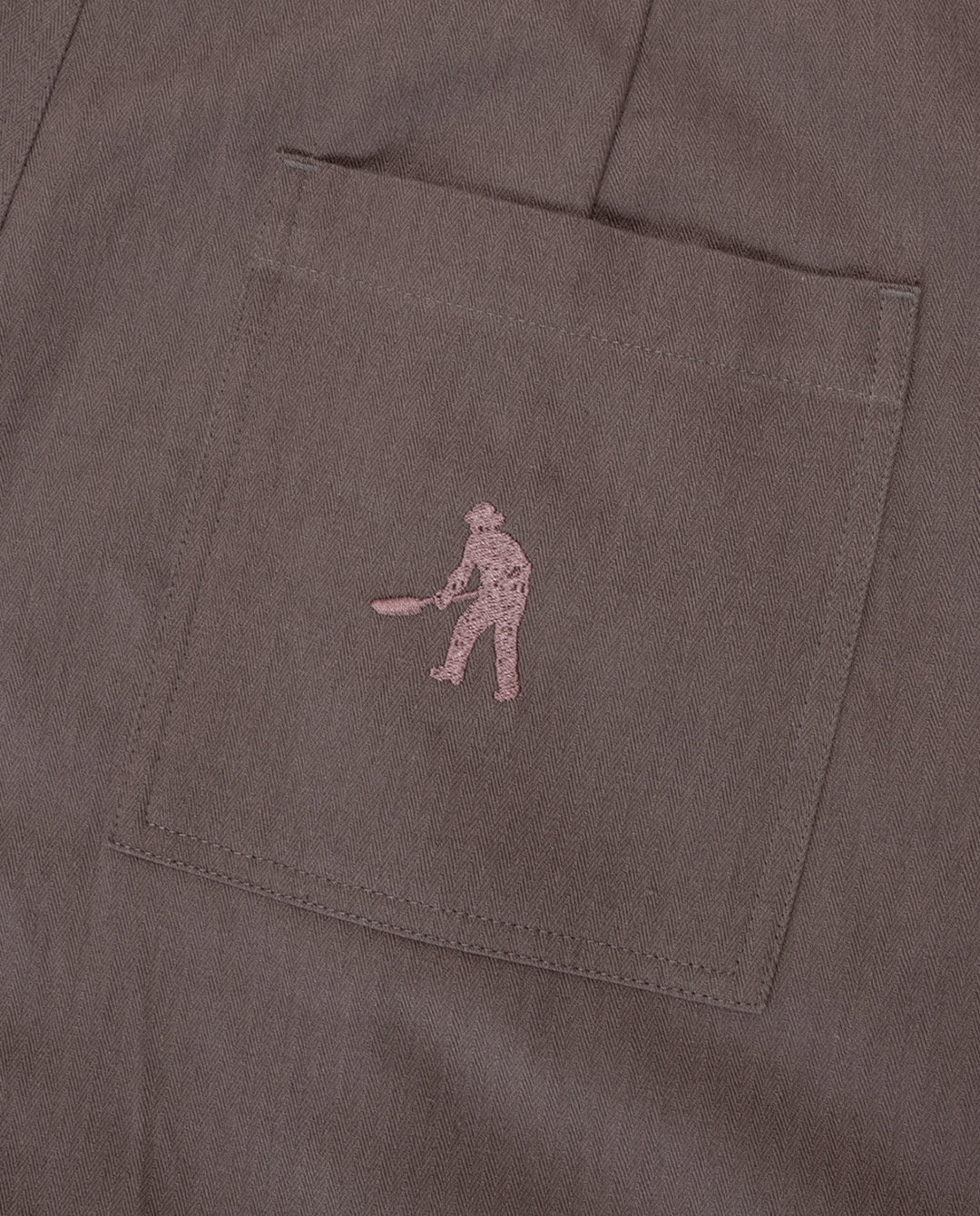 Passport - Herringbone Leagues Club Pant - Dusty Brown Pants Passport