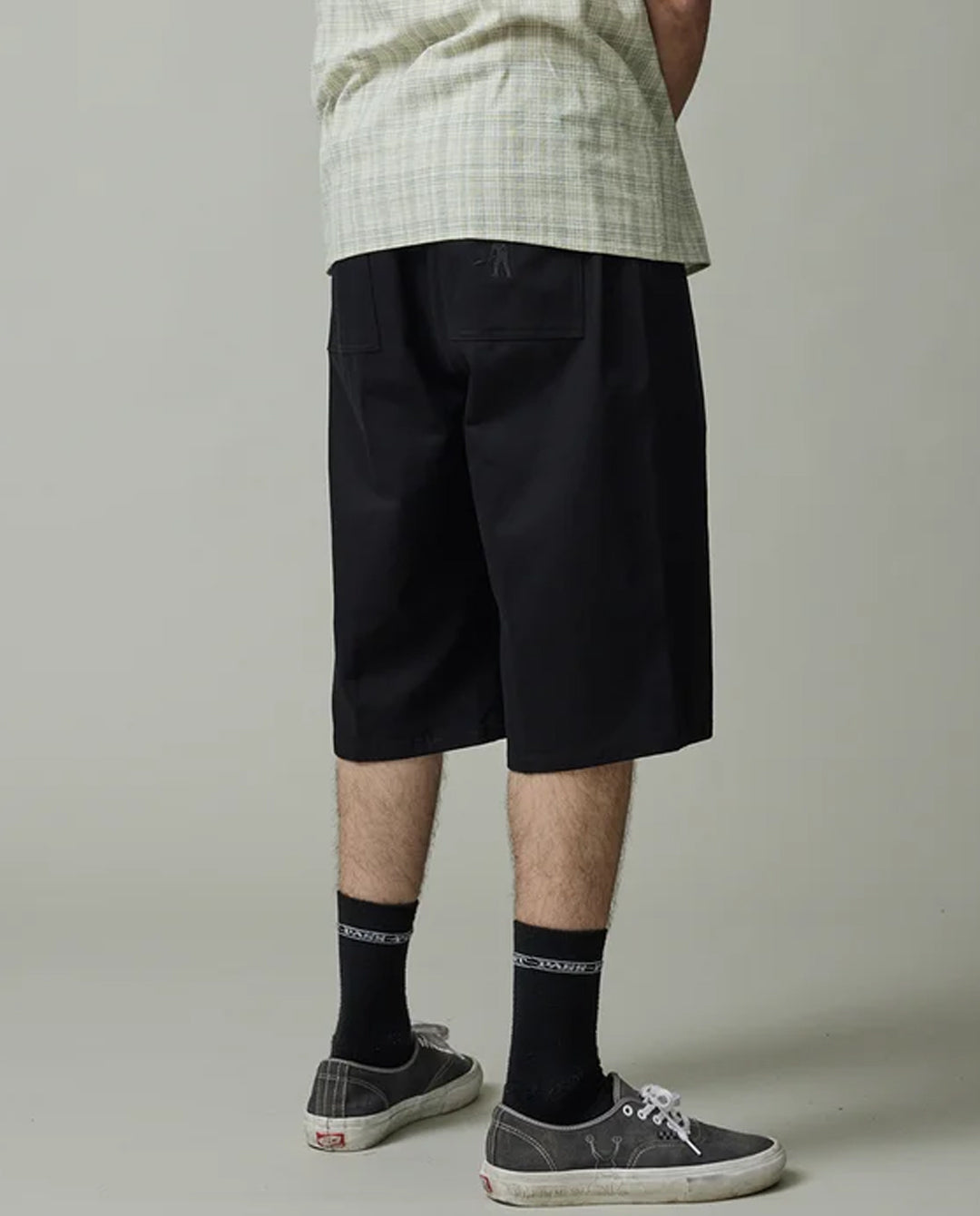 Passport - Herringbone Leagues Club Short - Black Shorts Passport