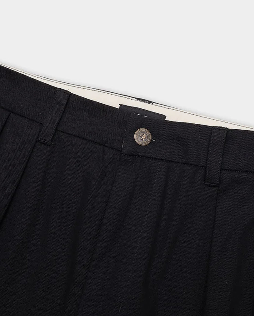 Passport - Herringbone Leagues Club Short - Black Shorts Passport