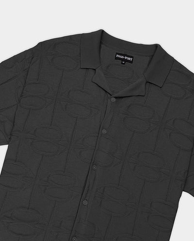 Passport - Soap Sparkle Organic Knitted Leagues Shirt - Dark Grey Shirts Passport