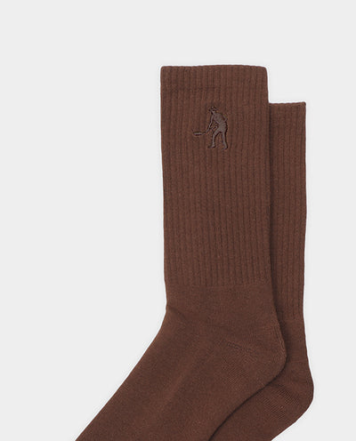 Passport - Solid Workers Socks - Brown Socks Passport