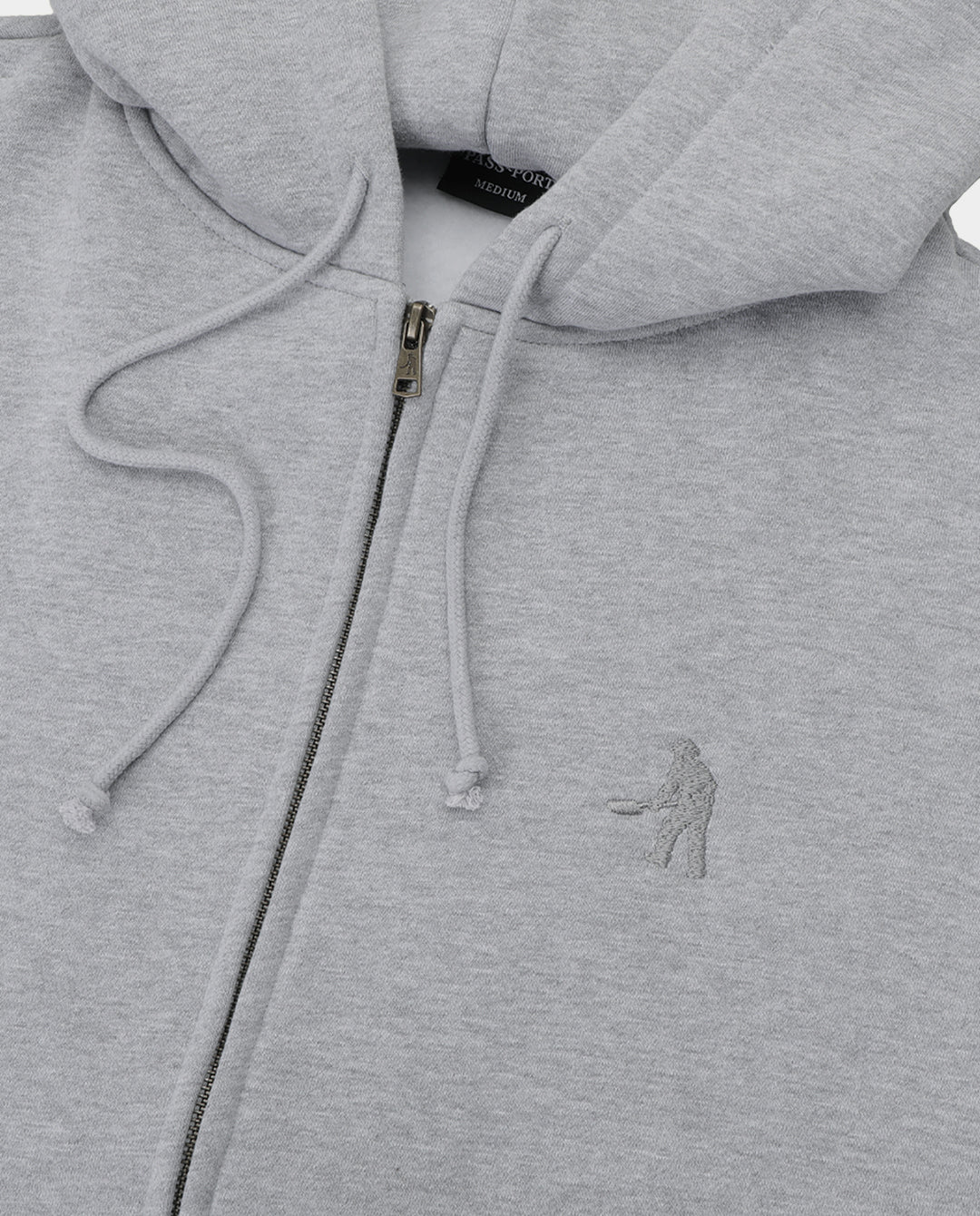 Passport - Solid Workers Zip Hood - Ash Hoodies Passport