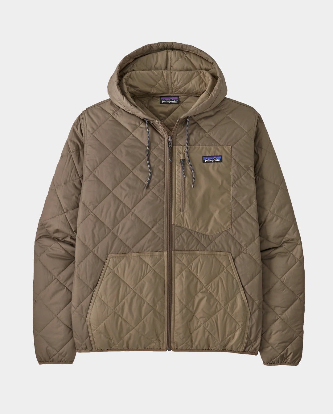 Patagonia - Diamond Quilted Bomber Hoody - Wing Grey Patagonia