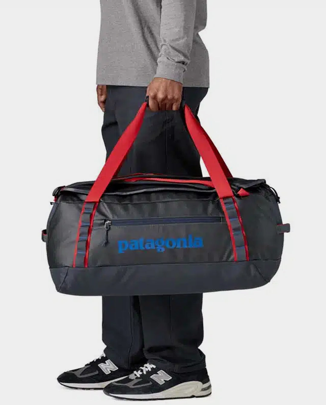 Patagonia - Black Hole Duffel 55L - Smolder Blue w/Amanita Red Bags Patagonia