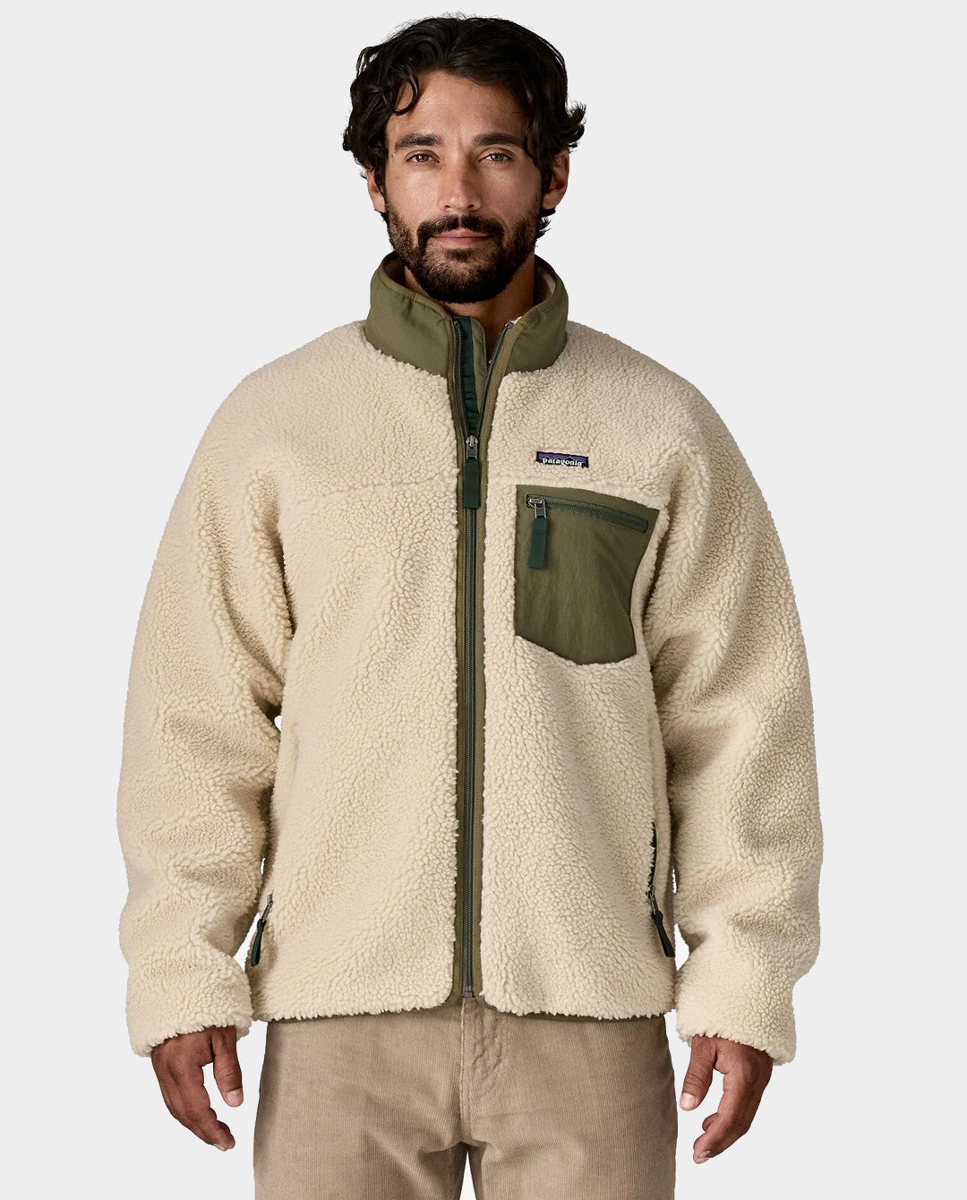 Patagonia - M’s Classic Retro-X Jacket - Dark Natural w/ Basin Green fleece Patagonia